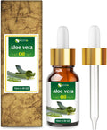 Aloe Vera Oil Therapeutic Premium Oil with Dropper by Salvia in Amber Glass Bottle 100% Natural Pure Undiluted Cold Pressed Aromatherapy Carrier Oil (15 ML with Dropper)