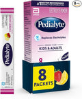 Pedialyte Electrolyte Powder, Hydration Drink for Kids & Adults, Strawberry Lemonade, 8 Powder Packets