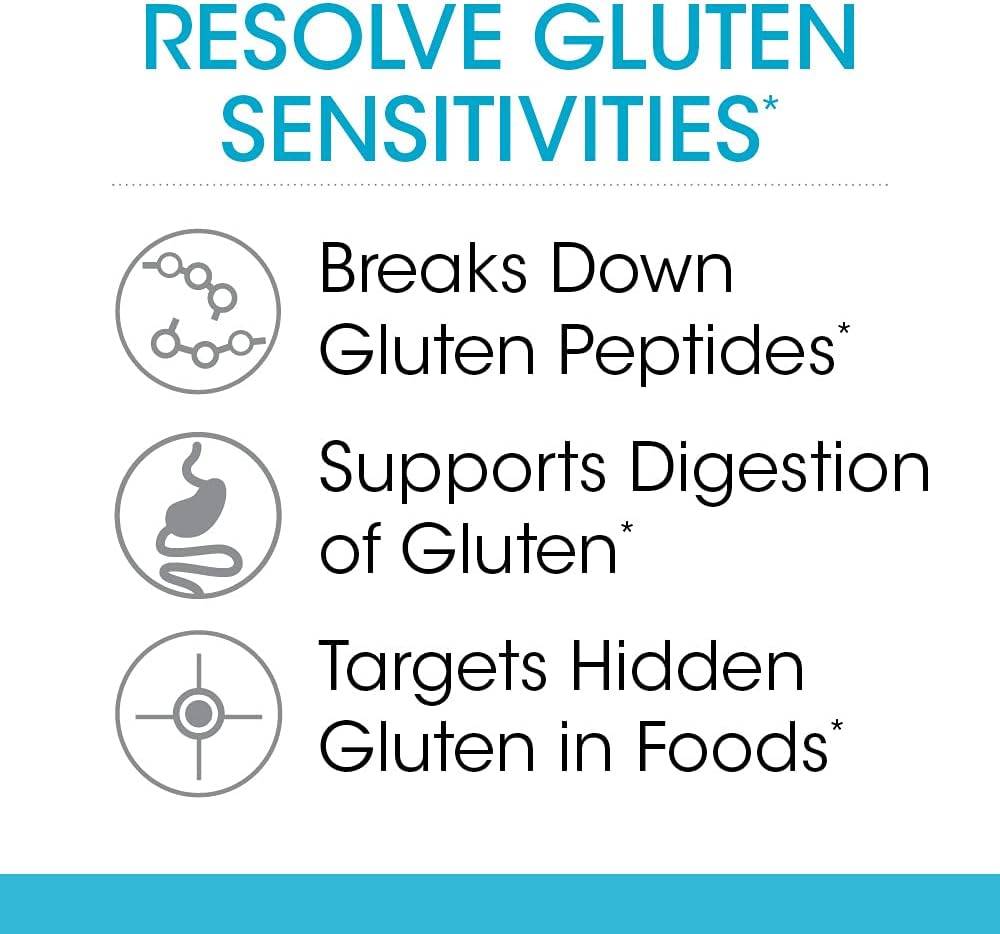 Silver Fern Gluten Comfort with Tolerase G - 2 Bottles - 60 Capsules Each - Digestive Enzyme Made Specifically to Break Down and Digest Gluten Protein