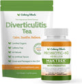 Digestive Support Tea & Probiotic Supplement (40 Billion CFU, 60 Capsules) | Herbal Tea and Probiotic Duo for Digestive Comfort & Gut Health