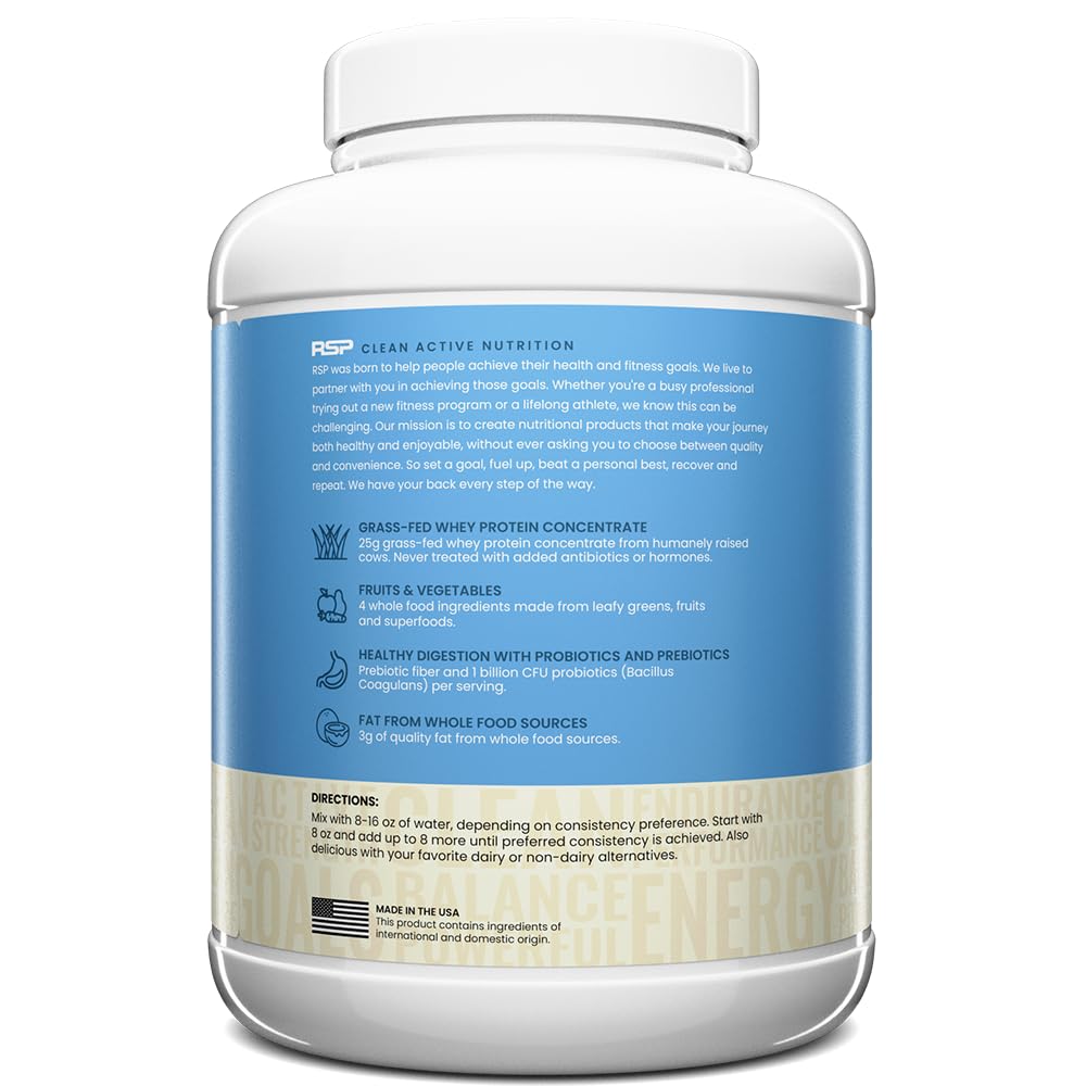 TrueFit Gut Healthy Protein Powder, Grass-Fed Whey Meal Replacement Shake with Prebiotics, Probiotics, & Organic Superfoods, Keto Friendly, Gluten Free (Packaging May Vary) 40 Servings