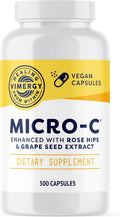 Vimergy Micro-C® Vitamin C Capsules – 500mg per Capsule, Supports Immune Health*, Promotes Collagen Production, Supports Healthy Bones*, Kosher, Vegan & Gluten-Free, Value Size 300 Capsules