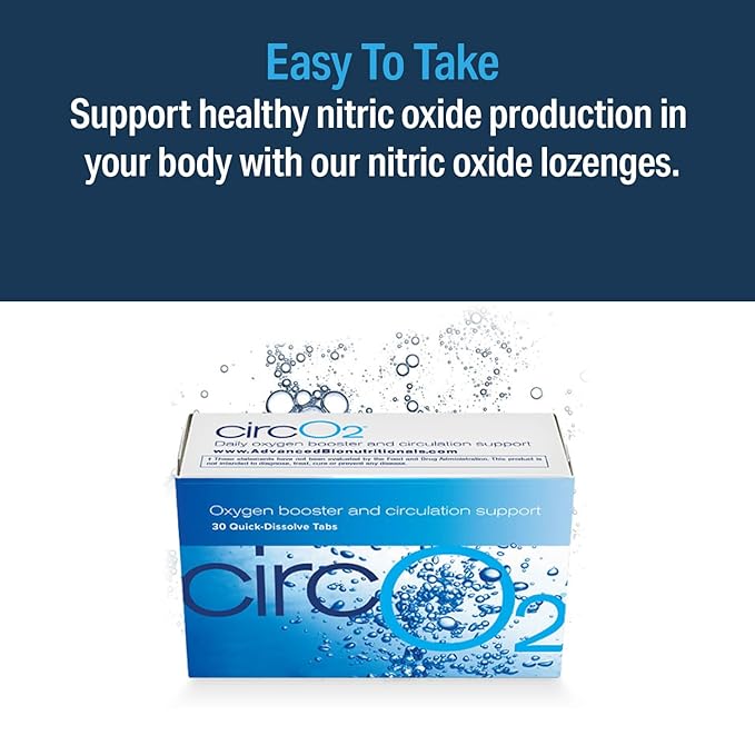 Advanced Bionutritionals – Circ02, Nitric Oxide Supplement for Men and Women, Supports Immune System, Beet Root, L-Citrulline Formula, Non GMO, Gluten Free, Dairy Free, Soy Free, Vegan (30 Lozenges)