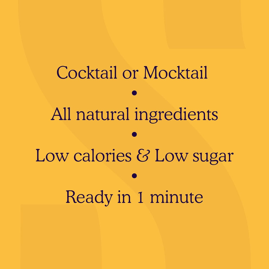 SAYSO Old Fashioned Original Craft Cocktail Tea Bag | Under 1 Min (With Bitters & Orange) | Steep in Whiskey & Cold Water |Organic, Certified Gluten-free & Non-GMO| (<4G Sugar, 15 Calories), 8 count