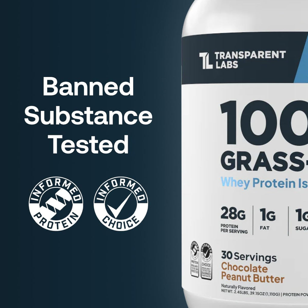 Transparent Labs Grass-Fed Whey Protein Isolate - Natural Flavor, Gluten Free Whey Protein Powder w/ 28g of Protein per Serving & 9 Essential Amino Acids - 30 Servings, Strawberry Milkshake