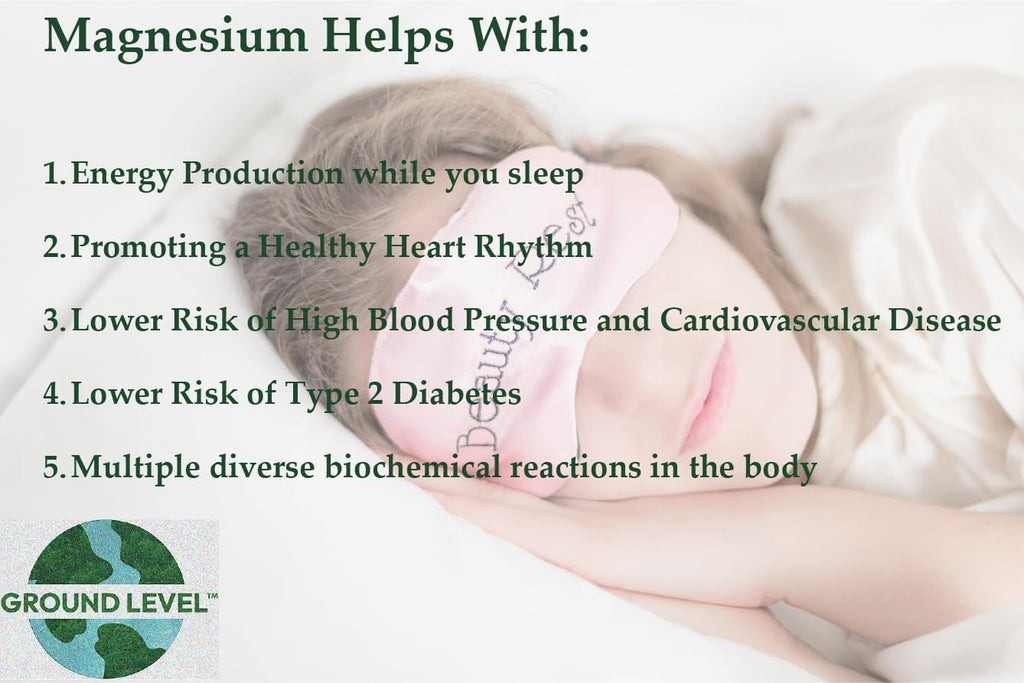 Ground Level Restful Sleep Formula with Advanced Sleep Blend, Industry Leading 200mg Magnesium and L-Theanine for Adults Plus Melatonin, Chamomile, Lemon Balm, Passionflower, and Valerian Root