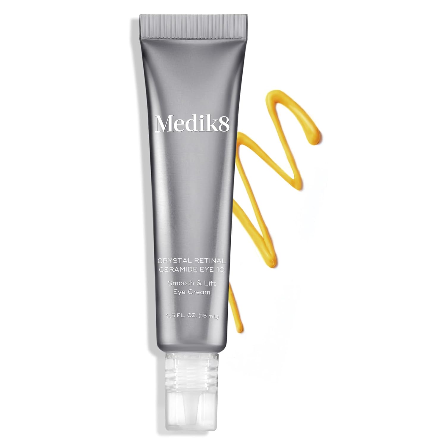 Medik8 Crystal Retinal Ceramide Eye 10 - Gentle Vitamin A Eye Cream - Reduces Appearance of Wrinkles - Perfect for Sensitive Skin - 0.5 ml