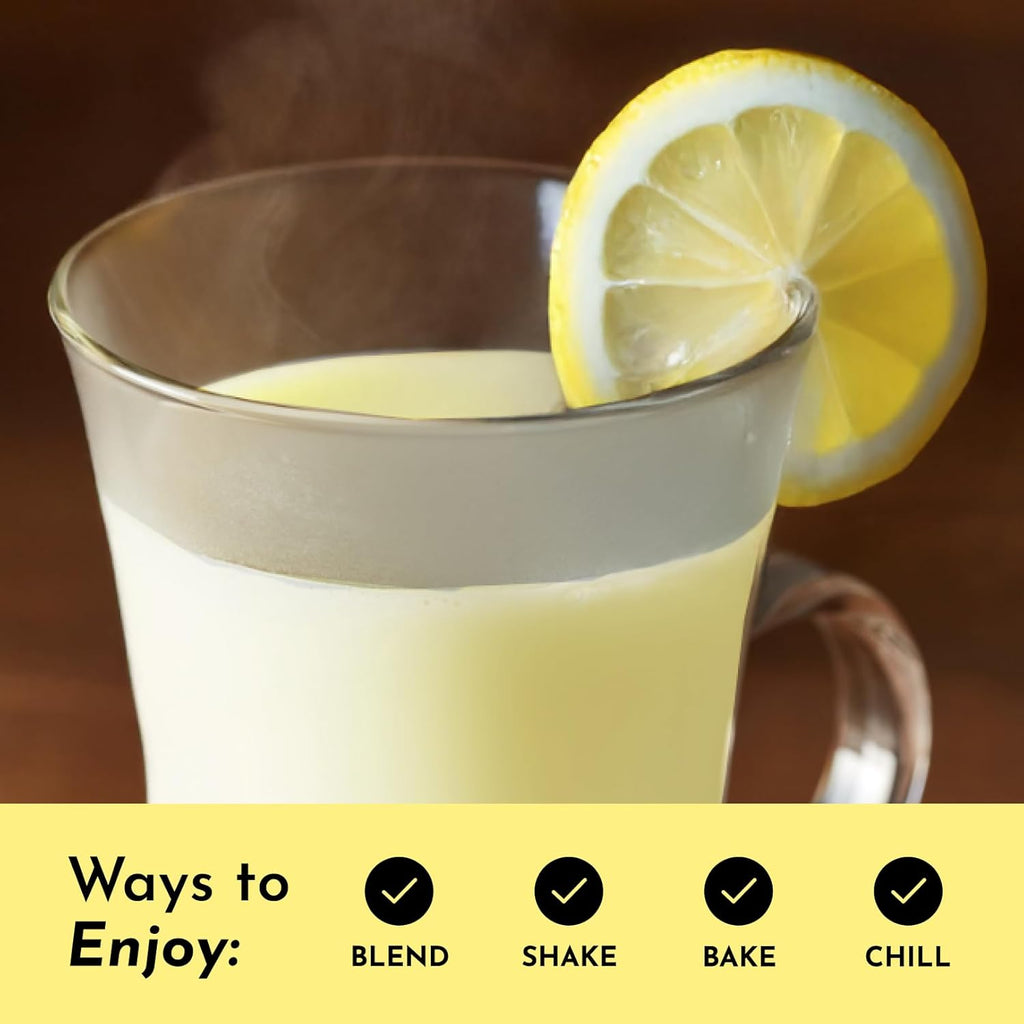 Bone Broth Protein Powder – Lemon Cream | 15 Servings | 21g Grass-Fed Protein per Serving | Dairy-Free | Collagen for Gut, Skin & Joint Support | Made with Real Food Ingredients