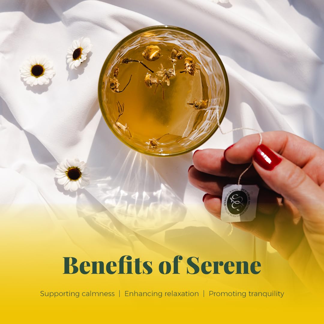 Life by Sublime - Organic Teas - Premium Brazilian Harvest, Naturally Caffeinated or Non-Caffeinated - Supports Digestion, Immune Health, Calmness, Relaxation - 20 Tea Bags (120 Tea Bags, Organic Chamomile Tea)