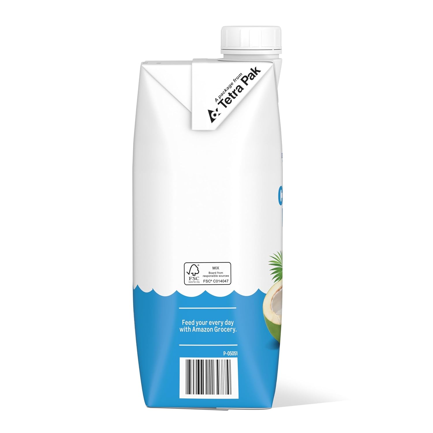 Amazon Grocery, Pure Coconut Water, 11.2 Fl Oz, 24 Ct (Previously Happy Belly, Packaging May Vary)