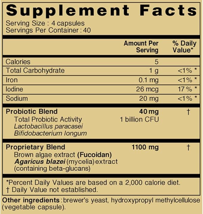 Fucoidan 3-Plus Brown Seaweed Immunity Supplement with Three Types of High Purity Fucoidan Organic Mekabu Fucus Mozuku Agaricus Capsule Type Made in Japan (1)