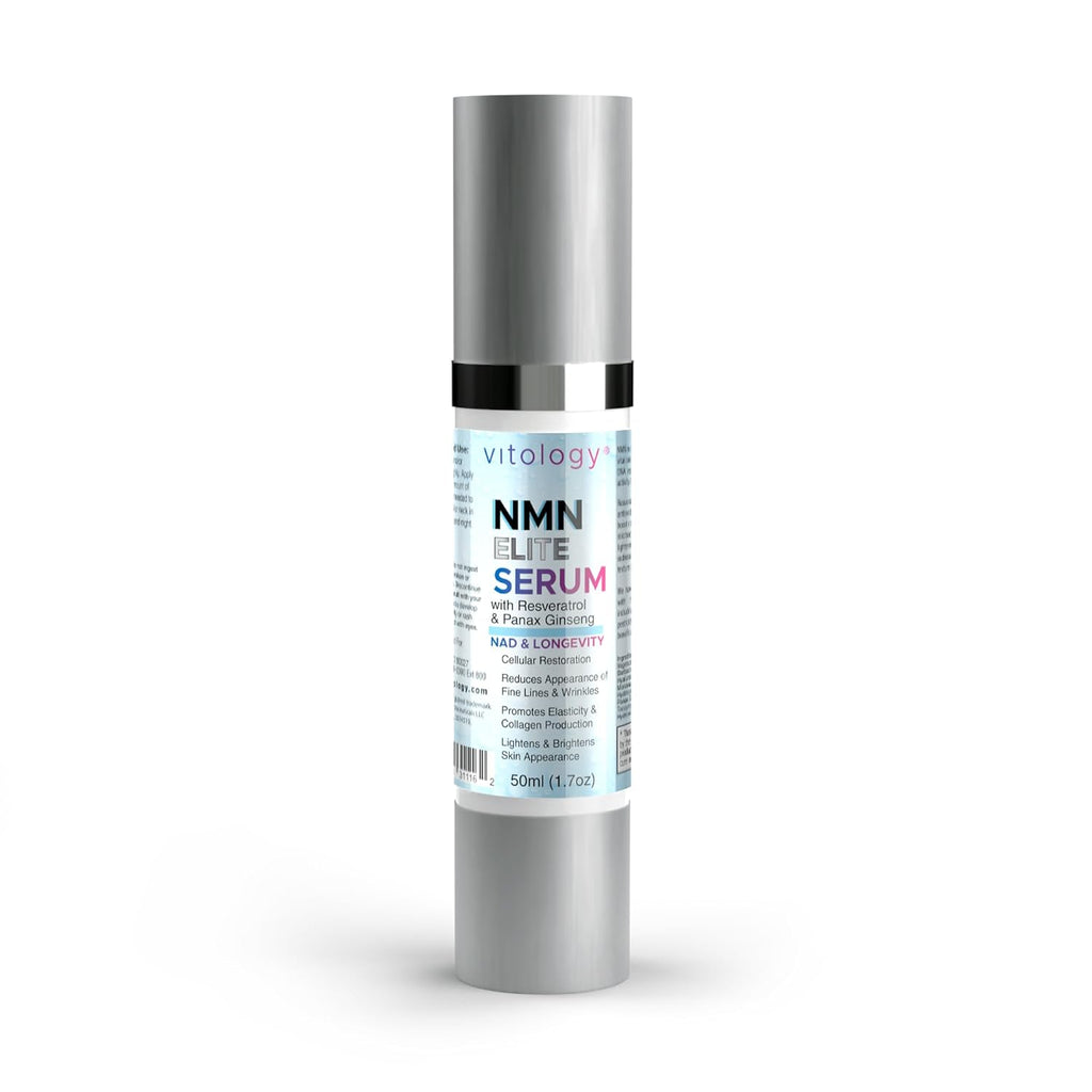 NMN + Resveratrol Face Serum – Cellular Renewal & Anti-Aging Formula with Hyaluronic Acid, Aloe & Ginseng – Boost NAD⁺, Hydrate, Firm & Revitalize Skin for Youthful Radiance – 1.7 fl oz