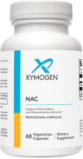 XYMOGEN NAC N-Acetyl-Cysteine 600mg - Cardiovascular, Antioxidant, Liver Detox + Immune Support Supplement - Supports Glutathione Synthesis - Non-GMO NAC Supplement (60 Capsules)
