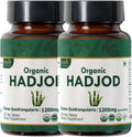 Hadjod 120 Tablets – USDA Organic Cissus Quadrangularis – Supports Joint Strength & Mobility* - Pack of 2