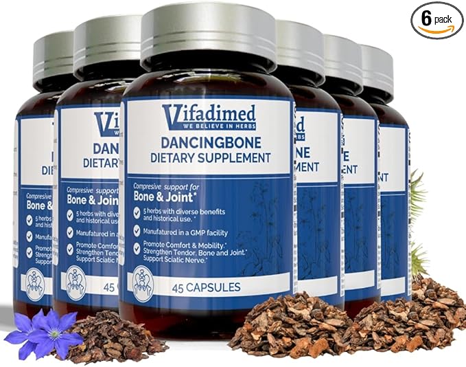 Herbal Joint Supplement for Men and Women,Cartilage, Tendon and Ligament Support,Knee,Back,Joint Health,Comfort,Mobility- 6 Bottles