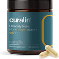 Curalin Blood Sugar Complex Supplement by Curalife | 9 Natural Herbs, Cinnamon, Turmeric, Gymnema Sylvestre, Bitter Melon | Support Balanced Sugar, Metablism & Energy, Curb Cravings | 2 Bottles