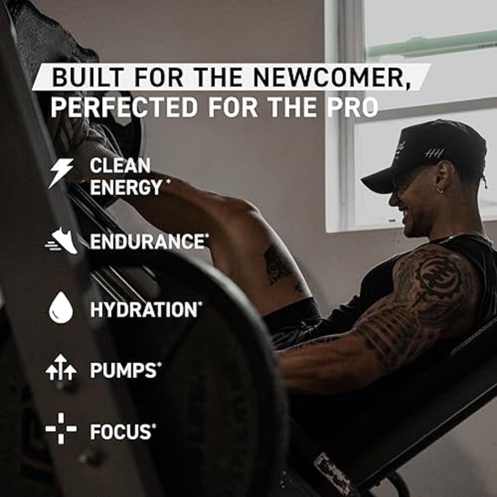 Kaged Sport Pre Workout Powder for Men & Women, Glacier Grape, Sport Certified, 188mg Caffeine, Nitric Oxide Supplement, Beta Alanine for Energy, Weightlifting, Cardio Endurance, Strength, 20 Servings