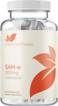 Bioactive SAM-e 500mg - High Strength SAM-e Supplement with Biologically Active S,S Form for Liver and Mood Support - Vegan Non-GMO Preservative Free - Made in The US (60 Servings)