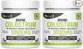 VITINITY Grass Fed Bovine Colostrum Powder for Humans 3000 mg - Natural IgG Colostrum Supplement Gut Health, Immune Support, Muscle Recovery, Wellness | Pure Colostrum Superfood,Unflavored 2 Pack