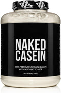 NAKED Casein - 5Lb Micellar Casein Protein Powder - Bulk, GMO-Free, Gluten Free, Soy Free, Preservative Free - Stimulate Muscle Growth - Enhance Recovery - 76 Servings