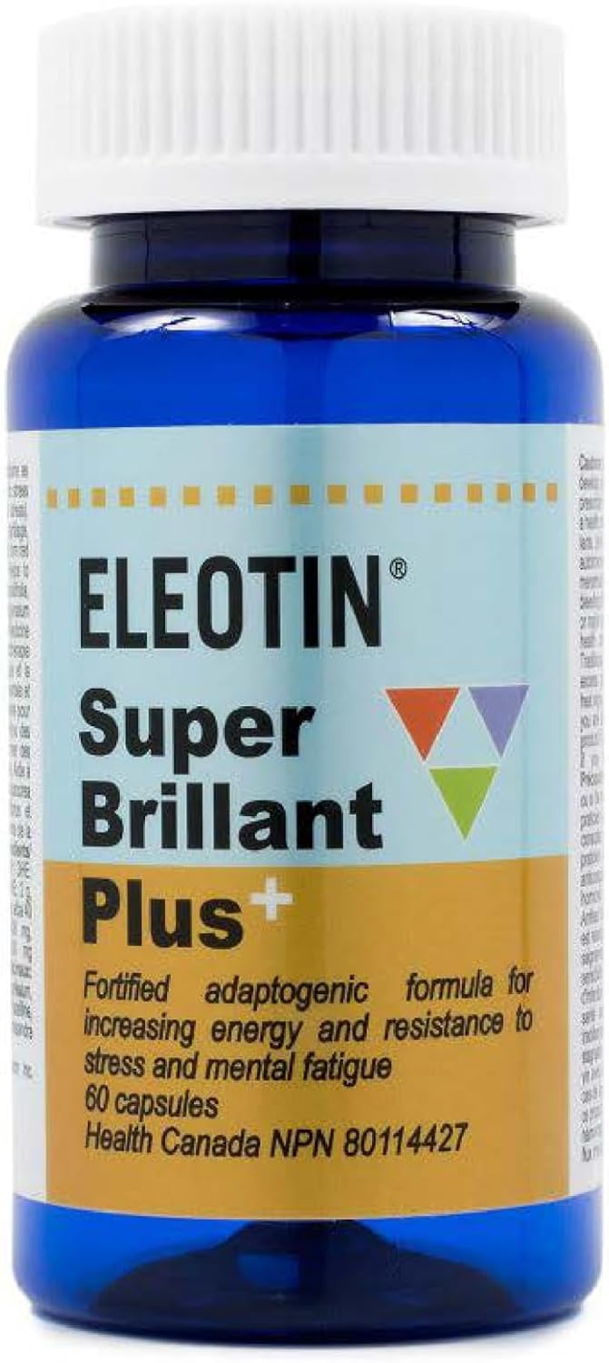 Eleotin Super Brillant Plus | Herbal Supplement for Brain Health & Cognitive Function | Supports Mental Clarity, Focus & Memory | Health Canada Approved | All Natural