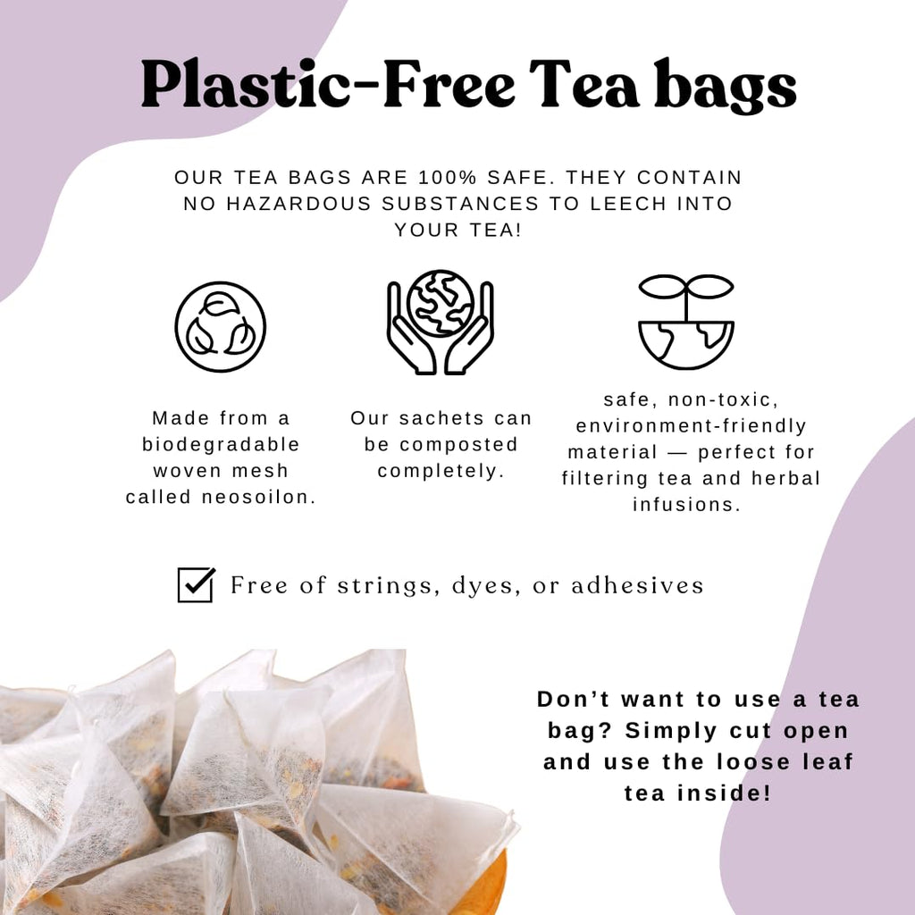 AutoimmuniTea – AIP Stress Relief, Bedtime Blend for Restful Sleep, Calming Tea for Stress, Lavender, Tulsi, Passion Flower Organic Blend - 15 Tea Bags (30 Cups)