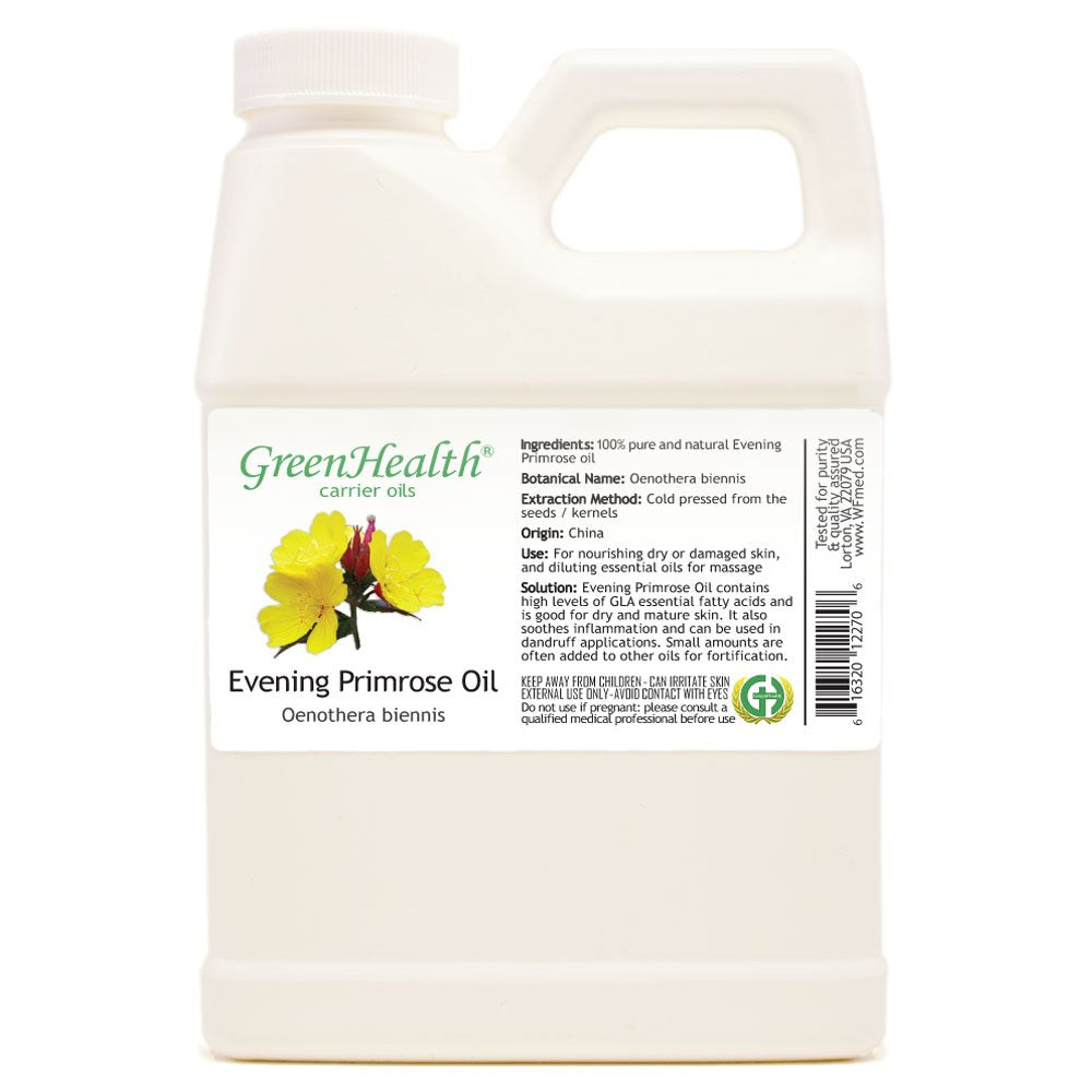 GreenHealth Evening Primose Carrier Oil - 100% Pure & Natural