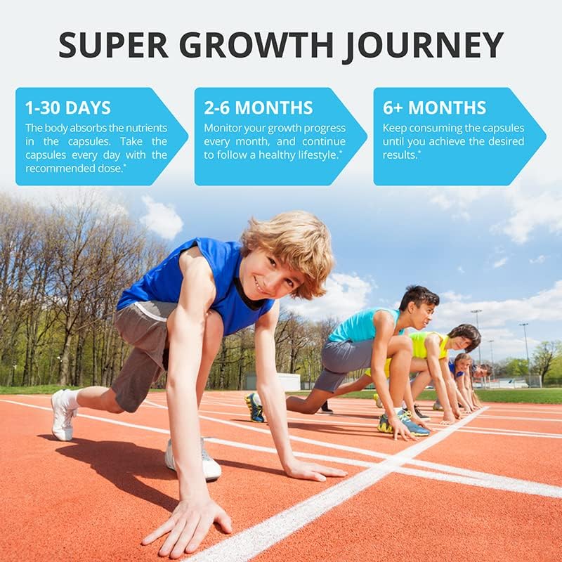 NuBest Doctor Plus - Bone Health Formula - Supports Bone Strength, Overall Growth Pills with Calcium, Vitamins D3, Vitamin K2 (MK7) - Immunity and Overall Health for Children (10+) and Teens - 6 Pack