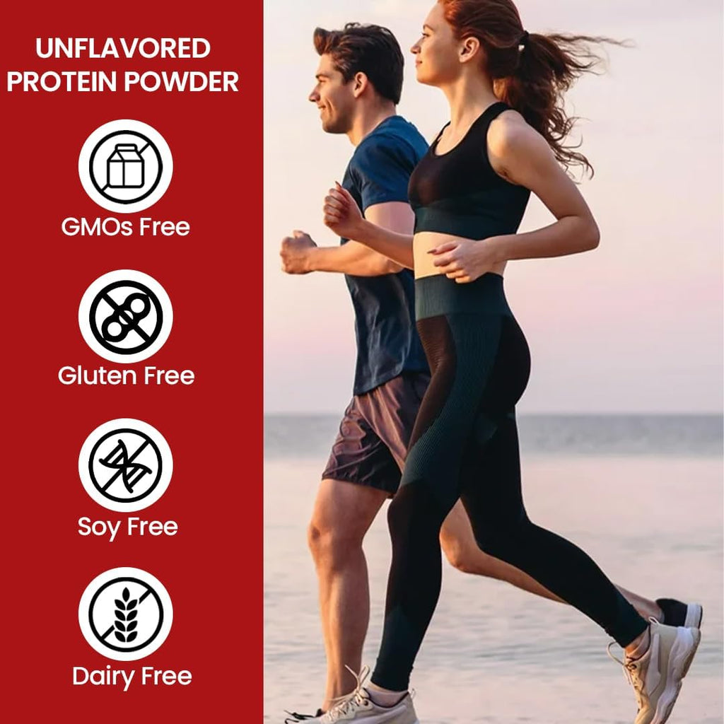 Sports Collagen Powder, 12.42 oz, Pack of 12 - Grass Fed Bovine & Wild Fish Hydrolyzed Type I, II, III Multi Collagen Peptides, Unflavored Protein Powder with Electrolytes