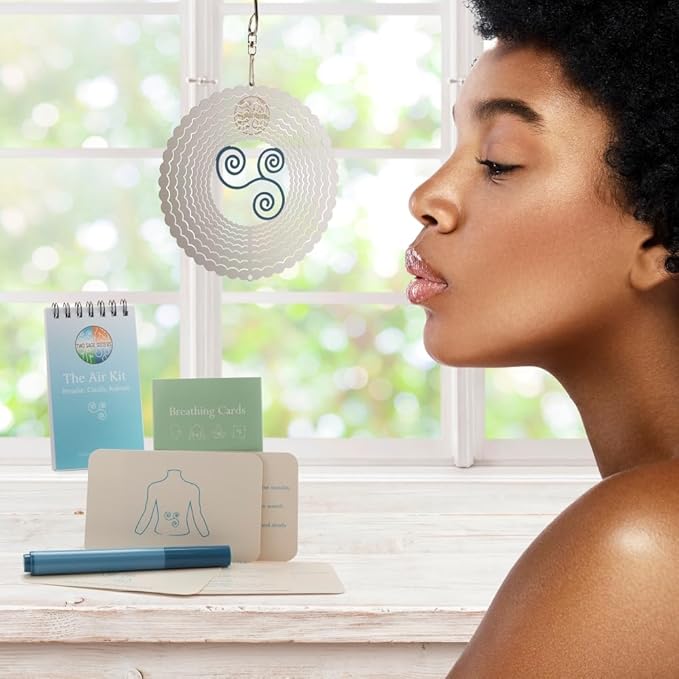 The Air Kit - Breathe Away Negative Thoughts for Stress Relief and Healing - Give The Gift of Peace of Mind - Self Care Kit by Two Sage Sisters