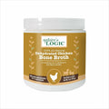 Nature's Logic Dehydrated Bone Broth Powder - 100% Natural Dog & Cat Topper - Rich in Glucosamine & Chondroitin - Boosts Immune System - Gluten-Free, No Synthetic Ingredients - Chicken, 6oz