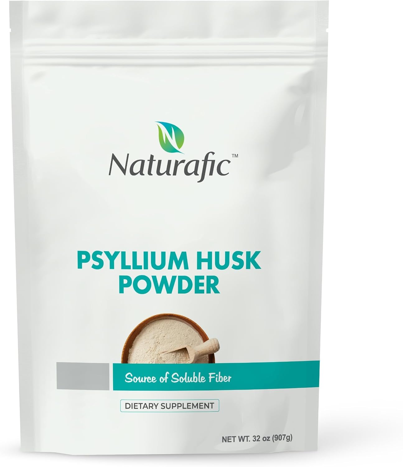 Psyllium Husk Powder – 100% Pure Natural Fiber for Digestive Health & Regularity, Non-GMO, Gluten-Free, Vegan, 32 oz – Supports Healthy Bowel Movements.