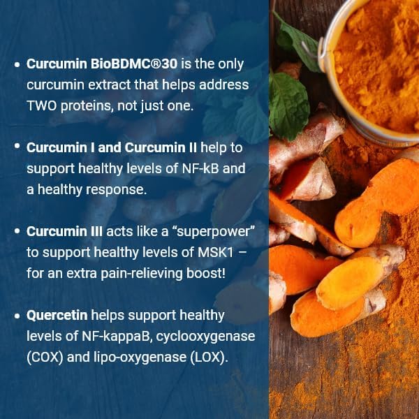 Advanced Bionutritionals Curcumitol-Q® – BioBDMC® Curcumin Supplement - Curcumin I, II & III with Quercetin