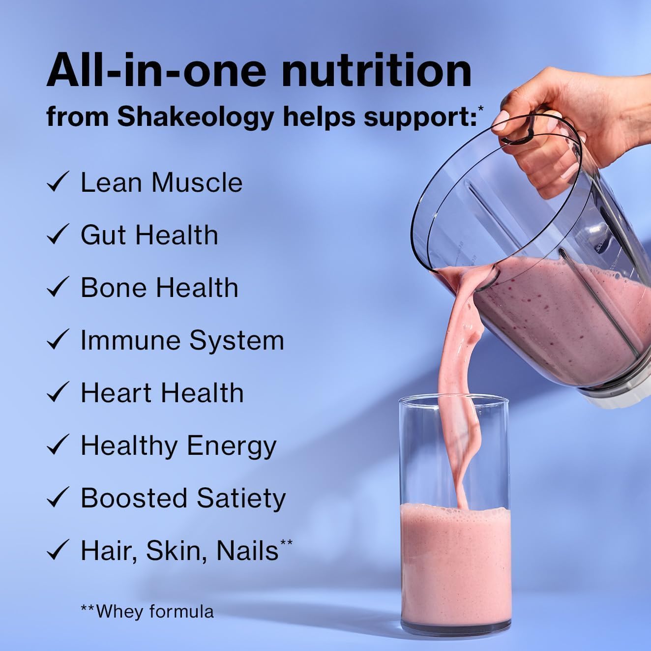 Shakeology 0g Added Sugar Plant Based Protein Powder Blend, Gluten-Free Shake with Vitamins and Minerals – Helps Support Healthy Weight Loss, Lean Muscle, Gut Health – Cafe Latte, 30 Servings