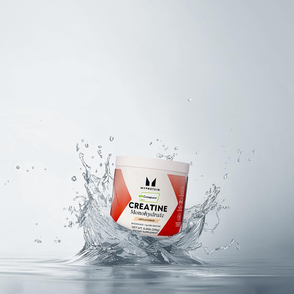 Myprotein Creapure® Creatine Monohydrate Powder 0.55 lbs (50 Servings) Pure Unflavored Creatine Powder, Post/Pre Workout Supplement for All Sports & Exercises