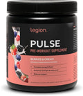LEGION Pulse - All Natural Nitric Oxide Preworkout Drink to Boost Energy, Creatine Free, Naturally Sweetened, Beta Alanine, Citrulline, Alpha GPC (Berries and Cream)