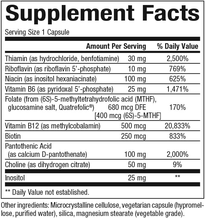 Natural Factors, BioCoenzymated Active B Complex, 60 Capsules (60 Servings)
