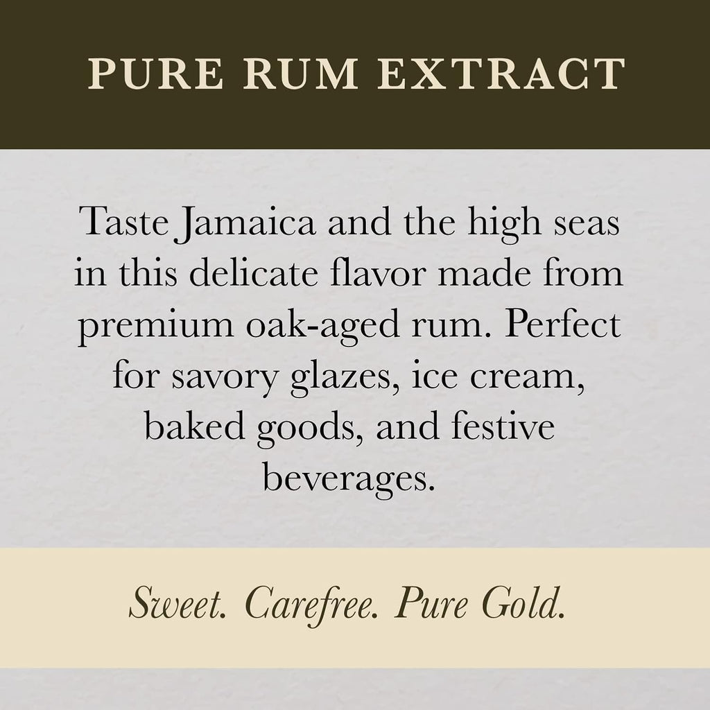 Cook's, Pure Rum Extract, For Baking, Ice Cream, Candies, Cakes, 8 oz