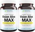 Vision Alive Max with 8 Natural Ingredients Lutemax® 2020, Bilberries, Blueberries, c3g from Black Currant, Maqui Berry, Saffron, and Astaxanthin (30 Count (Pack of 2))