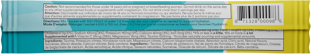 Cira Hydration Stick Packs x Alicia McCarvell Electrolyte Powder & Drink Mix for On-The-Go Dehydration Relief & Recovery - Self Love Lemonade, 20 Servings