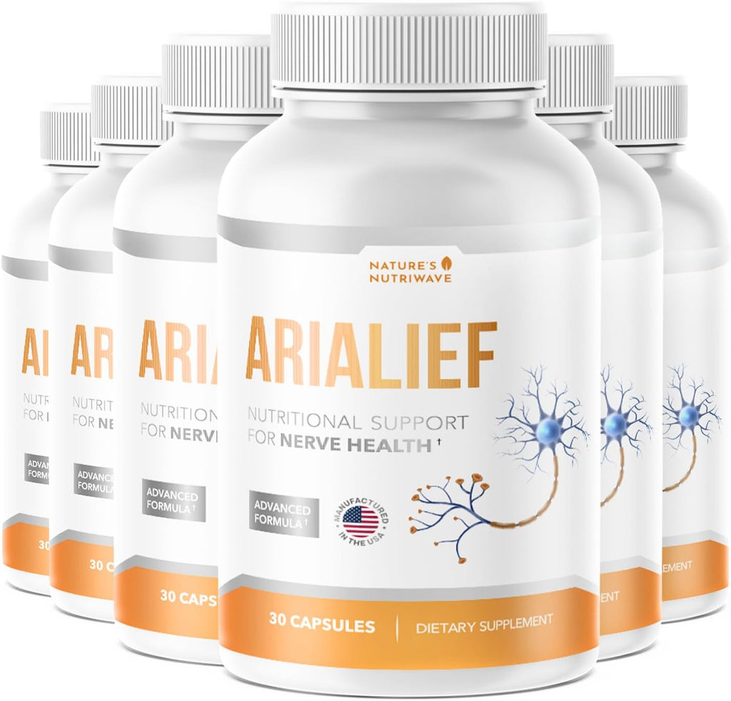 Arialief – Natural Supplement for Overall Wellness and Comfort – Made in USA, Non-GMO, Easy to Take, 30 Capsules, 6 Month Supply