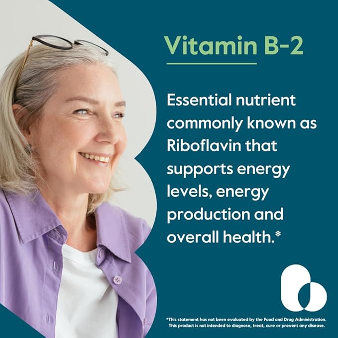 BESTVITE Vitamin B-2 (Riboflavin) 400mg (120 Vegetarian Capsules) - High Potency – Energy, Skin & Cellular Health – Healthy Nervous System Support – Vegan – Non GMO – Gluten Free – No Stearates