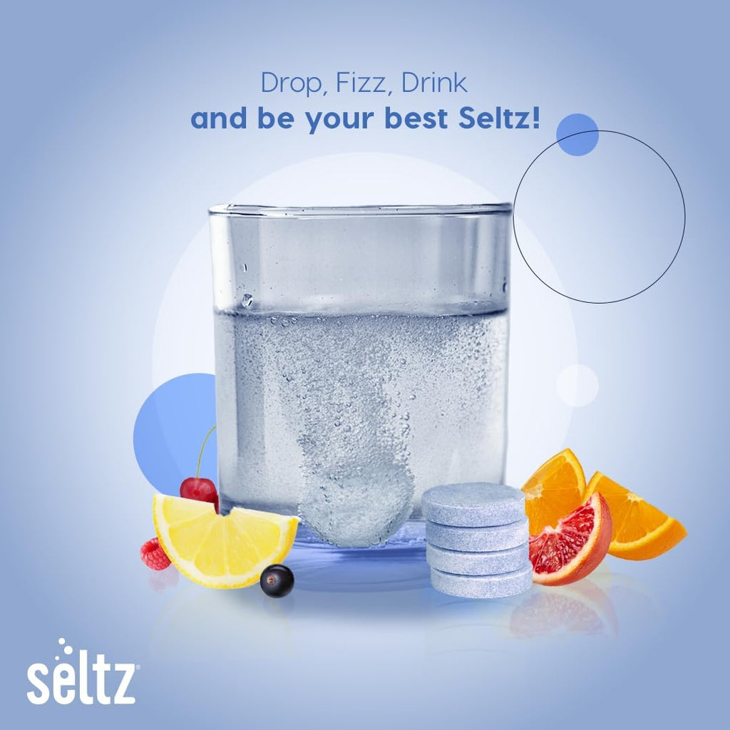 Seltz® Complete Wellness Pack – Effervescent Vitamins for Energy, Immunity, Mood & Stress Support (Includes Get Up & Go, Soothe Today’s Stress, Lift Your Mood, and More!)