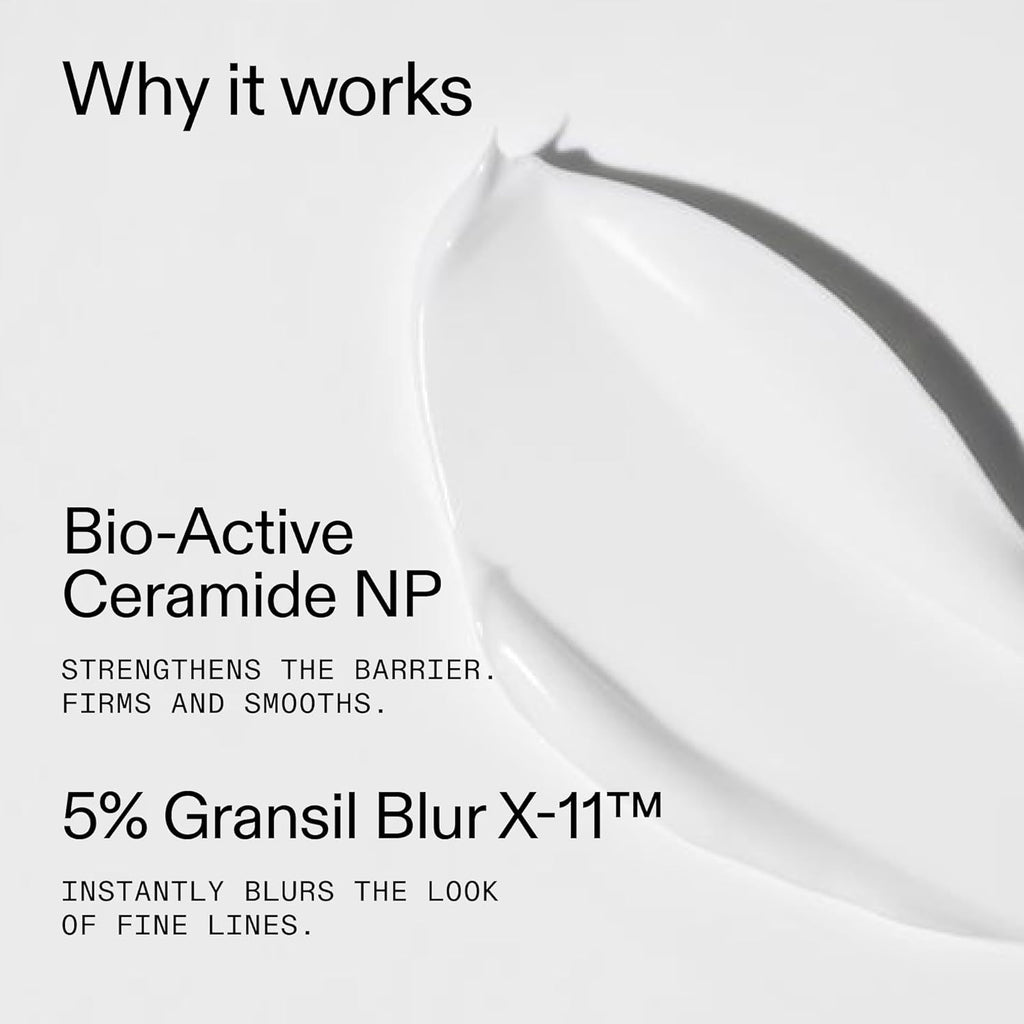 The INKEY List Bio-Active Ceramide Repairing and Plumping Moisturizer 1.7fl oz/50ml, Anti-Ageing Skincare, 24-Hour Hydration Cream, Vegan Friendly, Suitable For All Skin Types