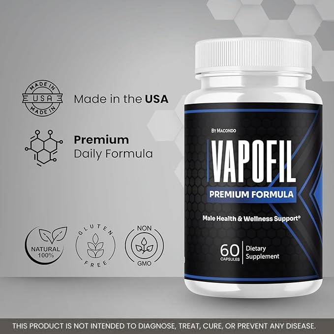 (2 Pack) Vapofil Capsules - Official Vapofill Advanced Premium Supplement Support - Maximum Strength, All Natural Vitamin for Overall Health & Wellness - 120 Capsules for 2 Months