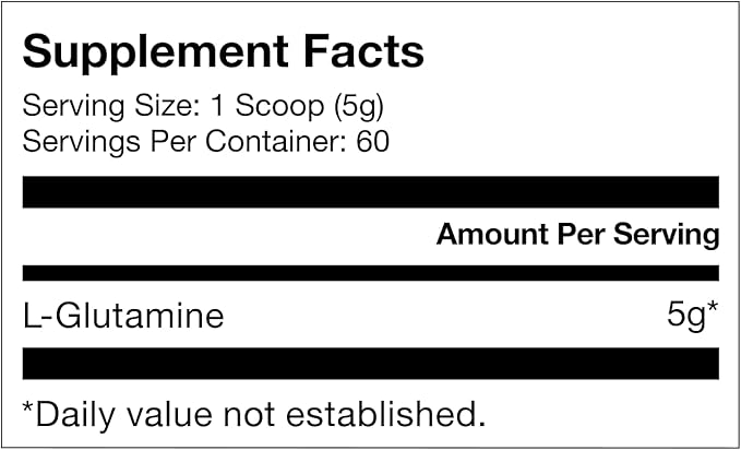 Momentous L-Glutamine Powder - Gut Health & Muscle Recovery Supplement - Boosts Exercise Performance & Immune Function - NSF Certified for Sport - 5 g - 60 Servings