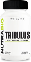 NutraBio Tribulus Terrestris Extract Supplement, 500mg - Tribulus Terrestris for Men and Women- Natural Vitality Booster, 90 Capsules