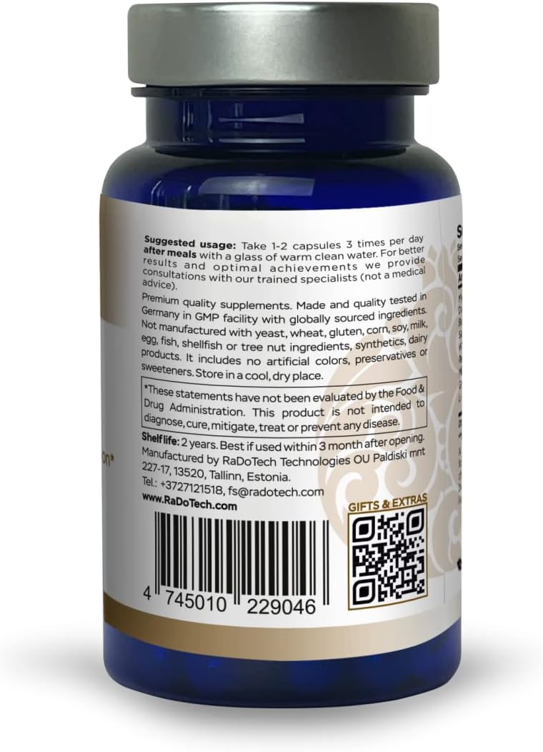 Hepa Gugull Liver Supplement for Much-Needed Liver Detox, Natural Liver Support Essential with Guggul Resin, Milk Thistle Powder and More, Promotes Overall Well-Being (60 Count (Pack of 1))