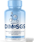 DIM+SGS with Detox Support – 120 Capsules Made In USA- Estrogen Support with DIM Bioperine, DIM Supplement for Women and Men, Estrogen Supplement For Women Menopause & Prostate Hormone Balance For Men
