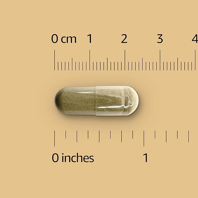 Amazon Basics Ginger Root Capsules, 550 mg 100 Count